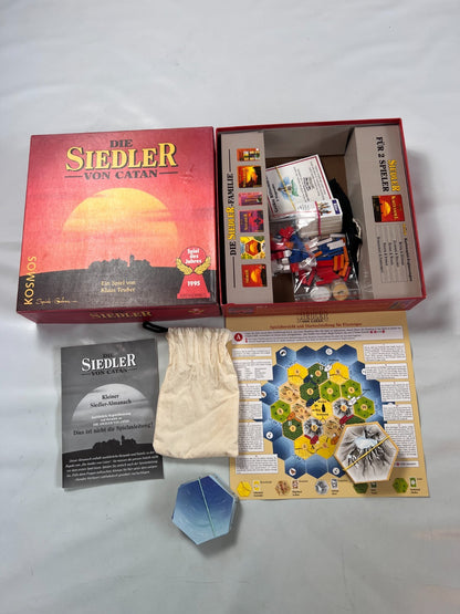 Brettspiel Die Siedler von Catan  Kosmos 1995  Holz  vollständig - Ansicht 2
