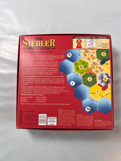 Brettspiel Die Siedler von Catan  Kosmos 1995  Holz  vollständig - Ansicht 9