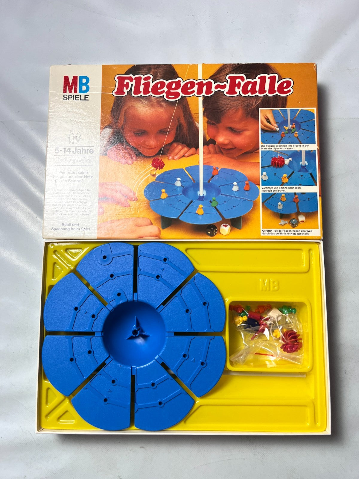 Brettspiel  FliegenFalle MB Spiele 1977  Vollständig - Ansicht 2