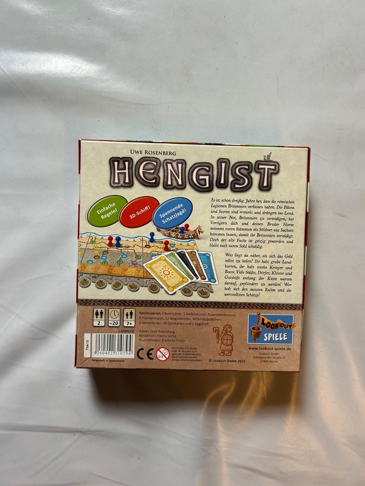 Brettspiel Hengist  kurzweiliges Strategiespieler Lookout - Vollständig - Ansicht 8