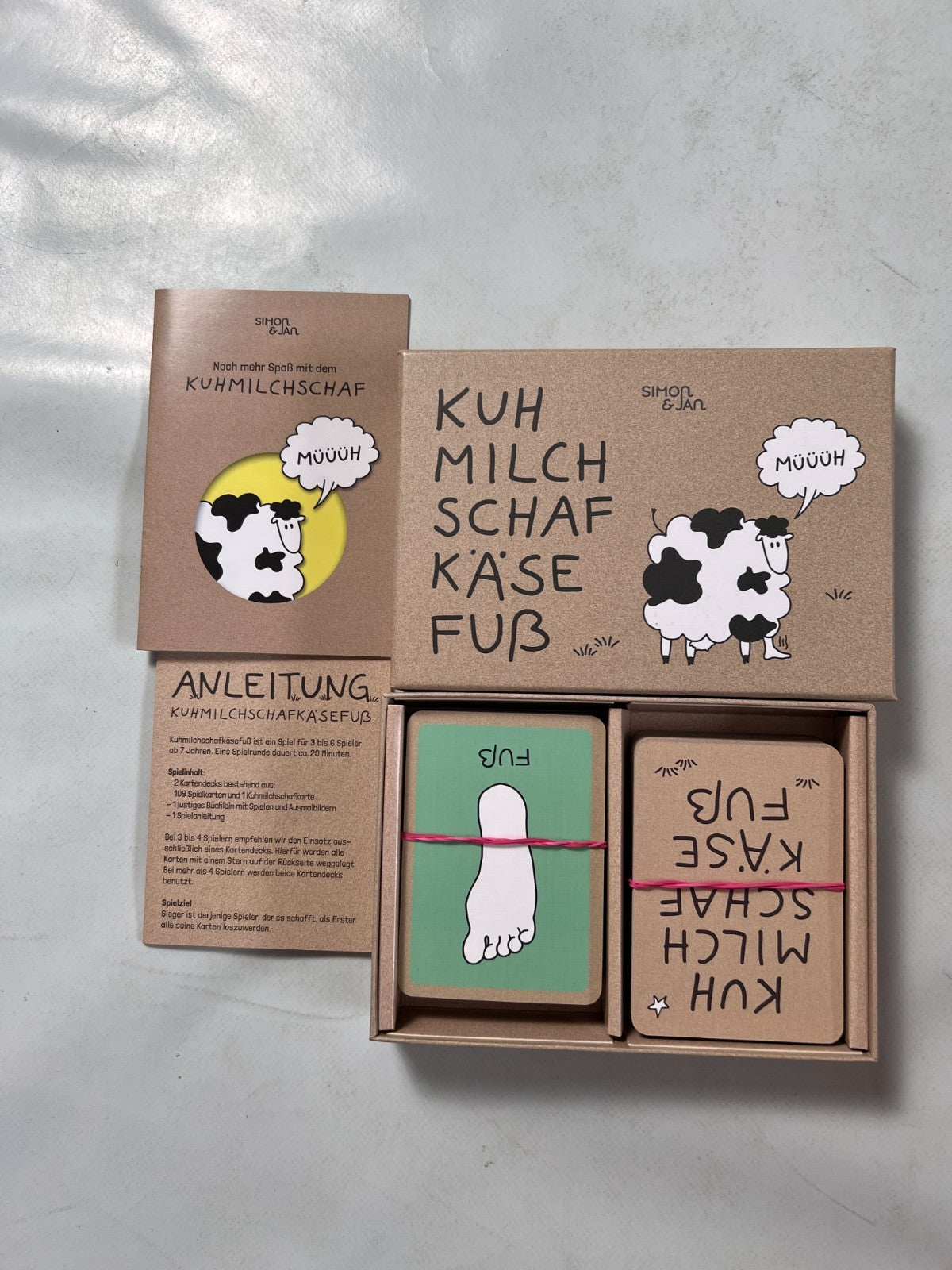 Brettspiel  Kuh Milch Schaf Käse Fuß  Kartenspiel  Vollständig - Ansicht 2