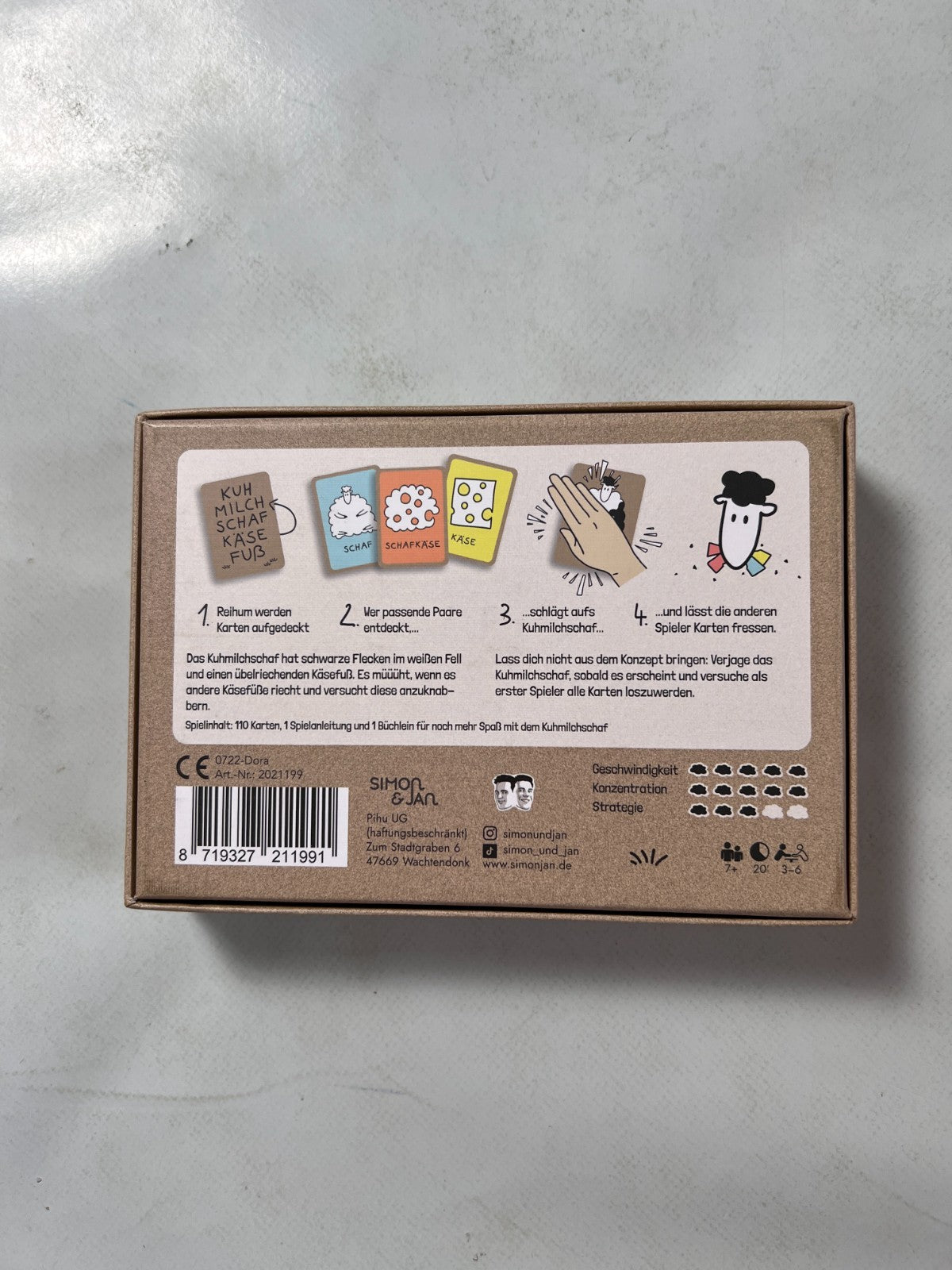 Brettspiel  Kuh Milch Schaf Käse Fuß  Kartenspiel  Vollständig - Ansicht 8