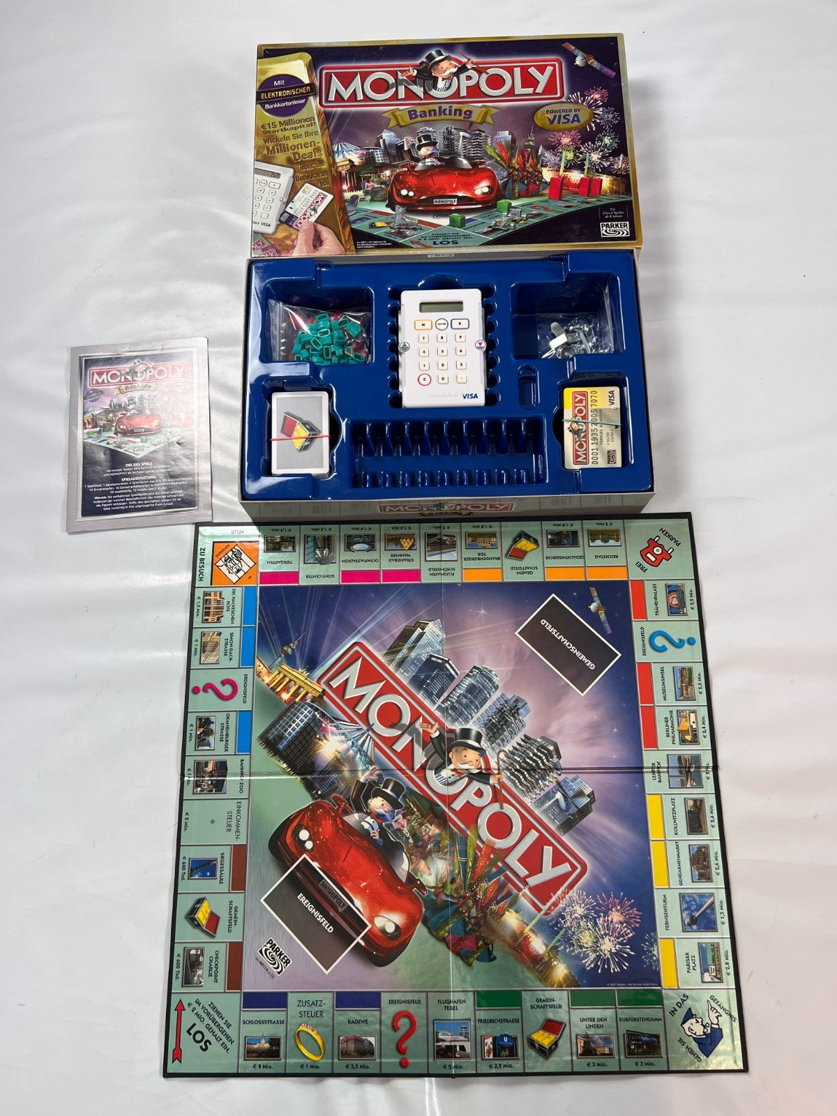 Brettspiel  Monopoly Banking  Parker 2007  Vollständig funktionsfähig - Ansicht 2