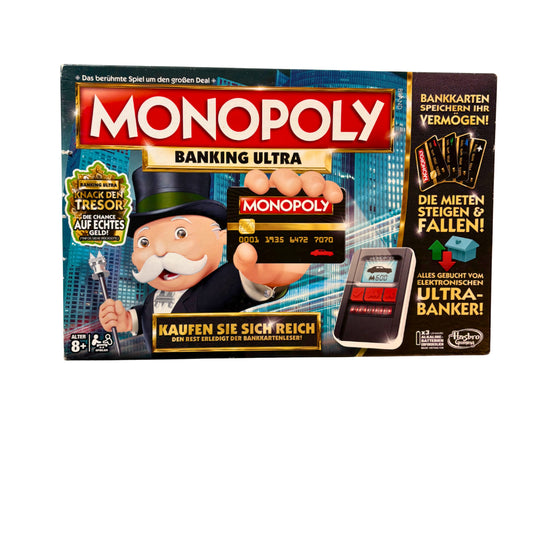 Brettspiel - Monopoly Banking Ultra - Hasbro – SKU A13087 – Gesellschaftsspiel gebraucht kaufen bei Brettspielimperium