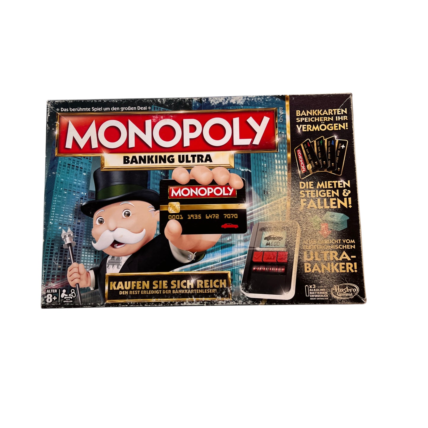 Brettspiel Monopoly Banking Ultra Hasbro Karton mitgenommen – SKU A13995 – Gesellschaftsspiel gebraucht kaufen bei Brettspielimperium