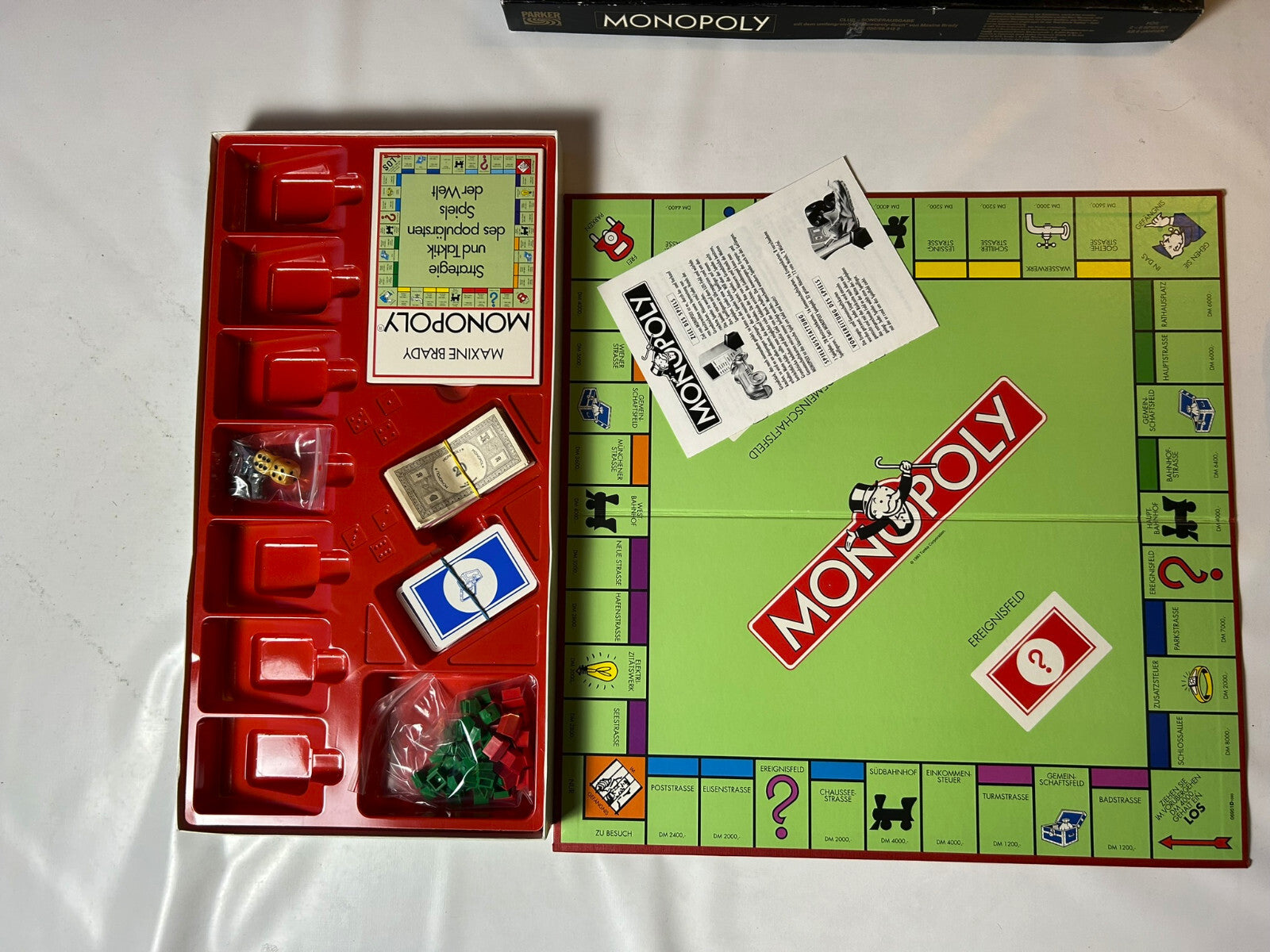 Brettspiel-  "MONOPOLY"  Club-Sonderausgabe- Parker 1997 - Vollständig - Ansicht 4