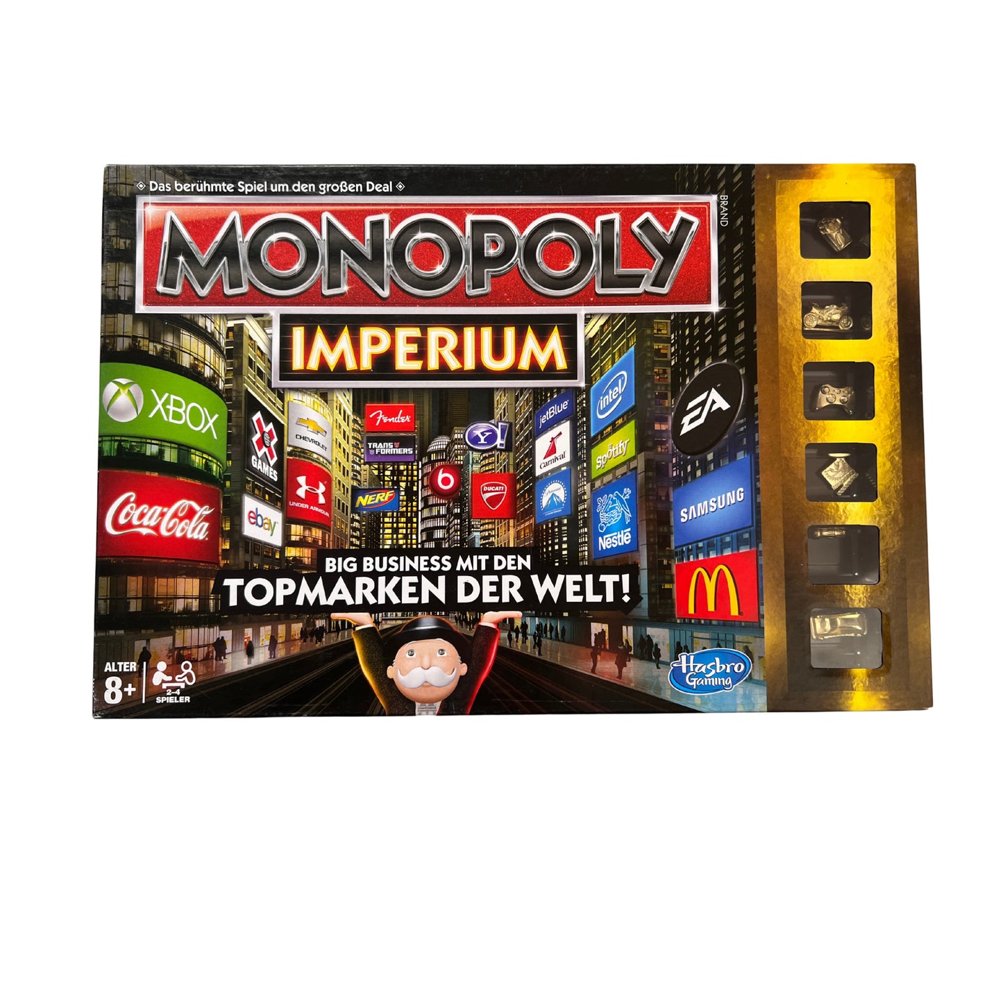 Brettspiel - Monopoly Imperium -Hasbro (2013) – SKU A8610 – Gesellschaftsspiel gebraucht kaufen bei Brettspielimperium