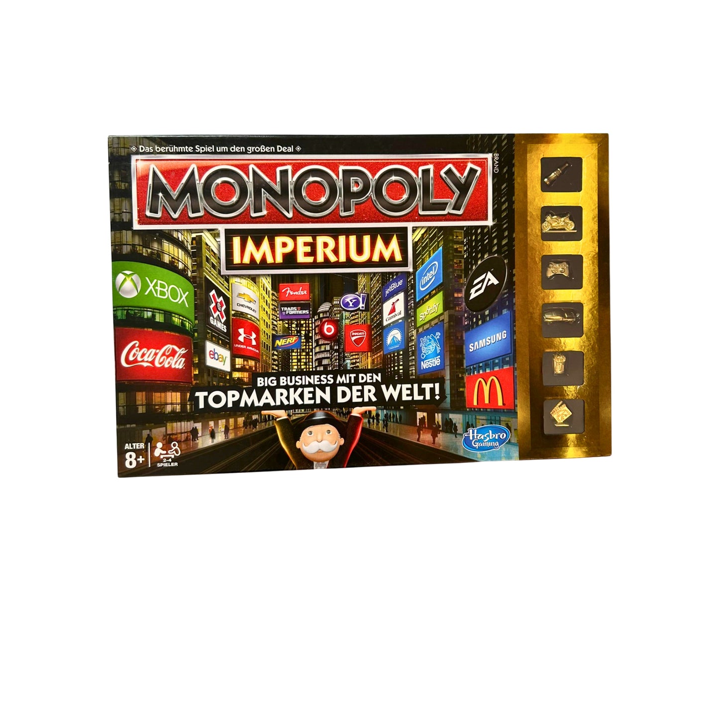 Brettspiel - Monopoly Imperium -Hasbro (2013) – SKU A9159 – Gesellschaftsspiel gebraucht kaufen bei Brettspielimperium