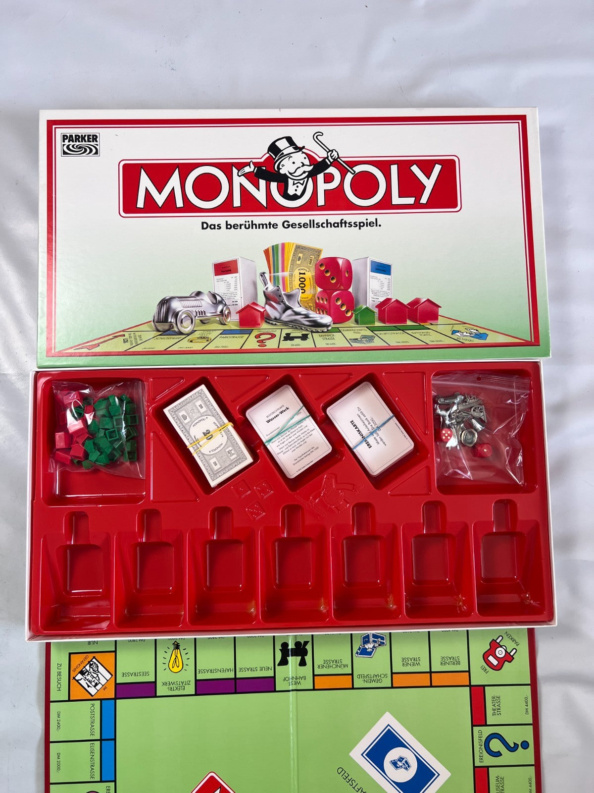 Brettspiel   Monopoly  Parker DMVersion 1992  Vollständig - Ansicht 3