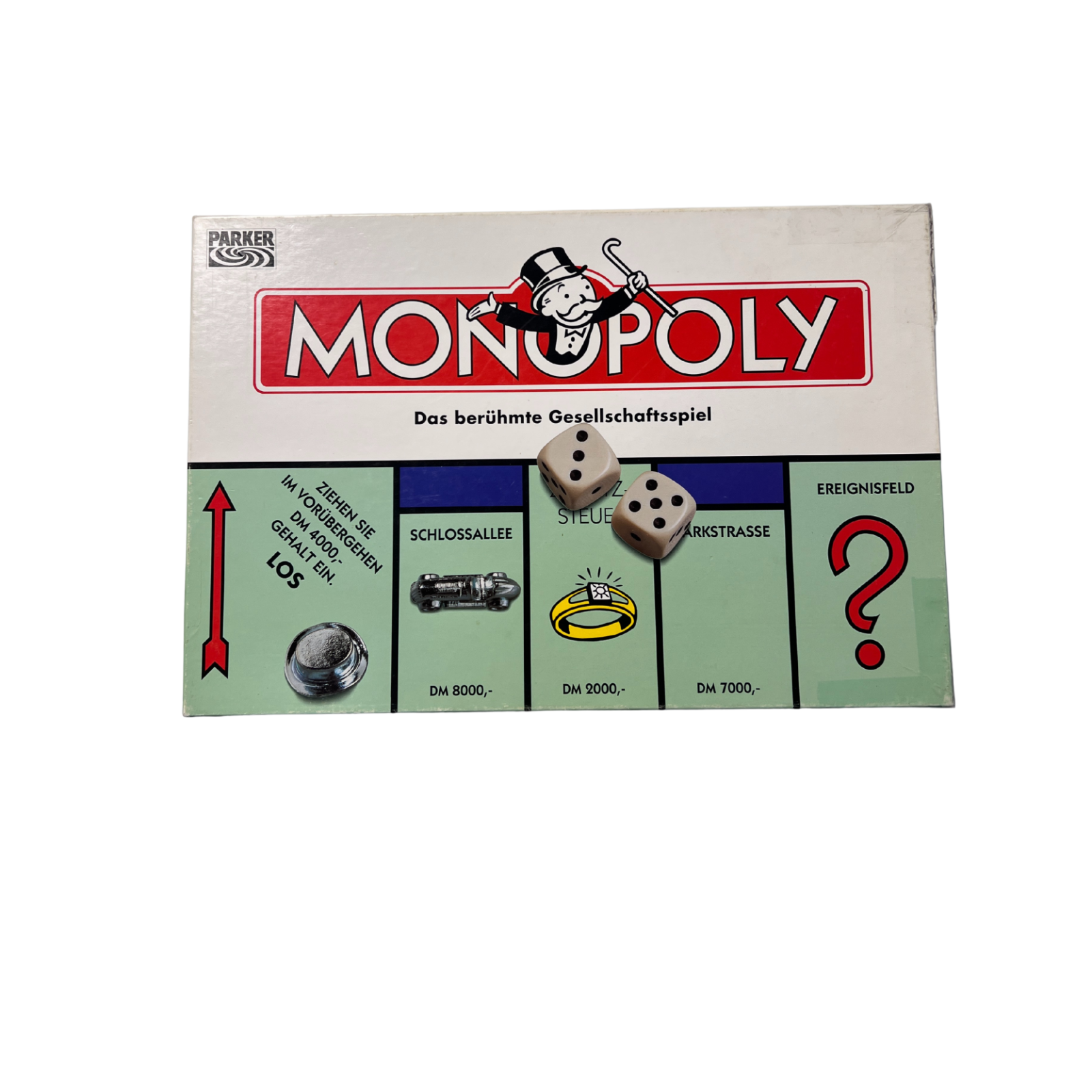 Brettspiel   Monopoly  Parker DMVersion 1996  Vollständig - Ansicht 1
