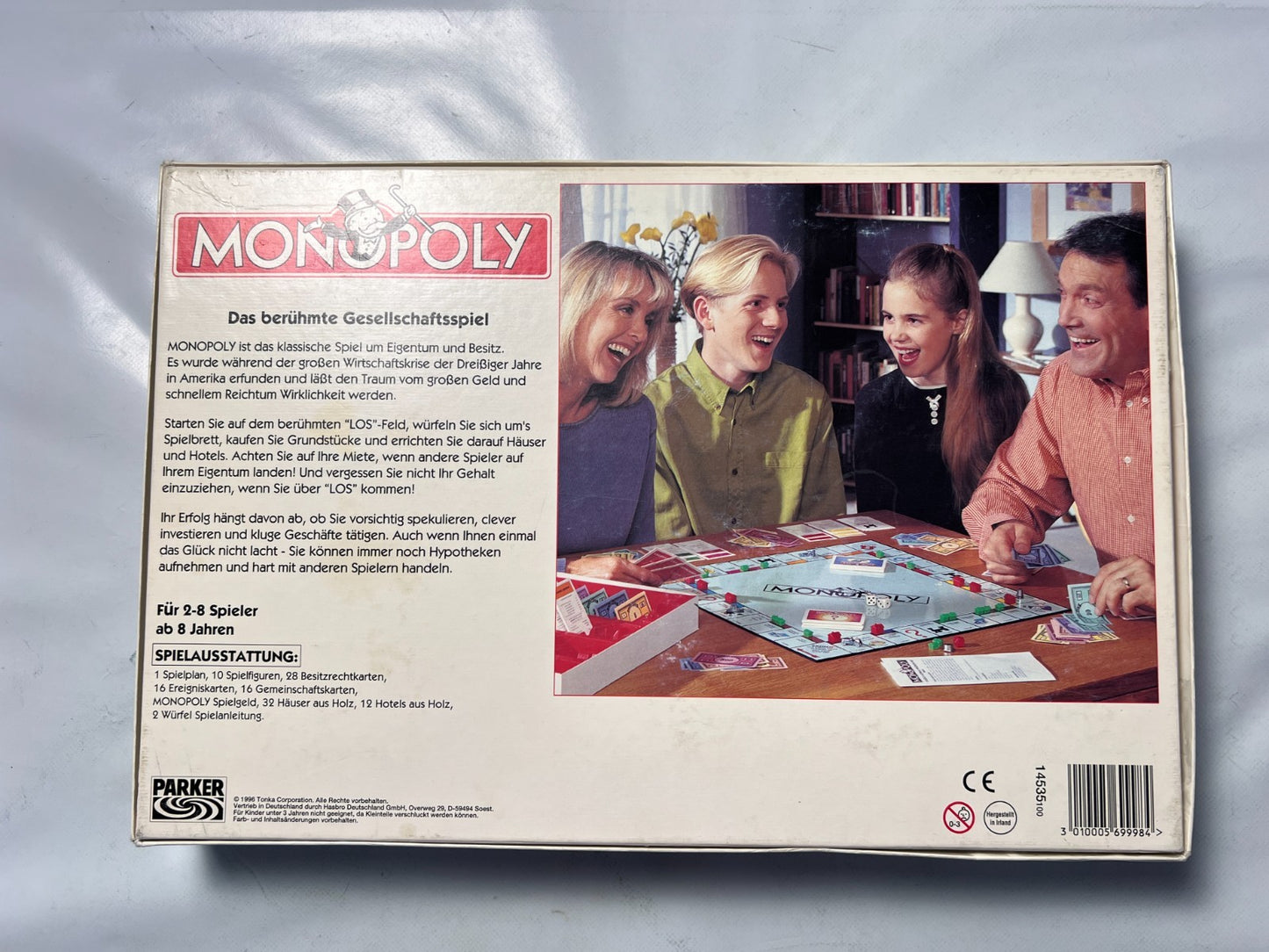 Brettspiel   Monopoly  Parker DMVersion 1996  Vollständig - Ansicht 11