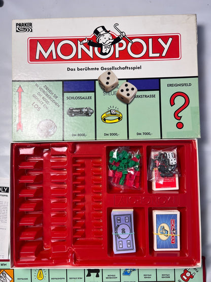 Brettspiel   Monopoly  Parker DMVersion 1996  Vollständig - Ansicht 3
