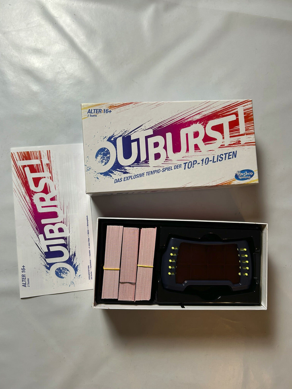 Brettspiel - Outburst das explosive -2016 Hasbro-Vollständig 1/3 Kartensätze NEU - Ansicht 6