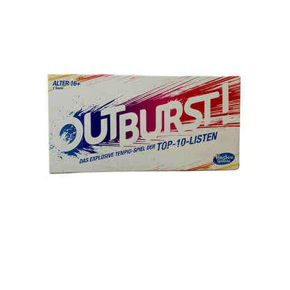 Brettspiel - Outburst das explosive -2016 Hasbro-Vollständig 1/3 Kartensätze NEU – SKU A6695 – Kartenspiel gebraucht kaufen bei Brettspielimperium