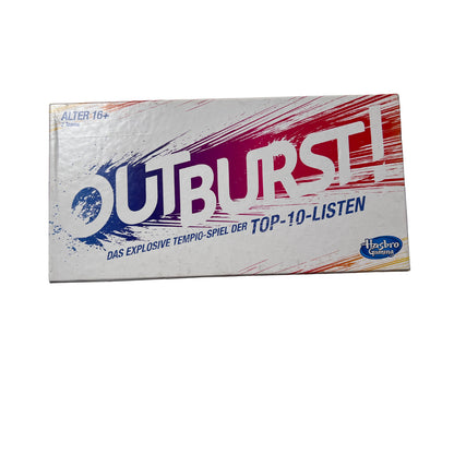 Brettspiel - Outburst das explosive -2016 Hasbro-Vollständig 2/3 Kartensätze NEU – SKU A5398 – Kartenspiel gebraucht kaufen bei Brettspielimperium
