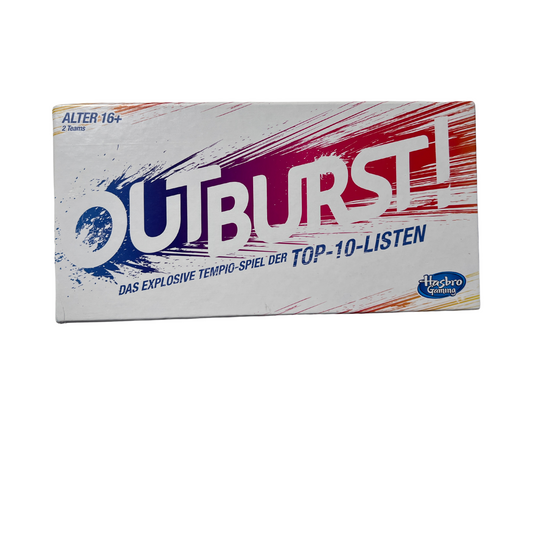 Brettspiel - Outburst das explosive Tempo Spiel - 2016 Hasbro-Unbespielt - Ansicht 1