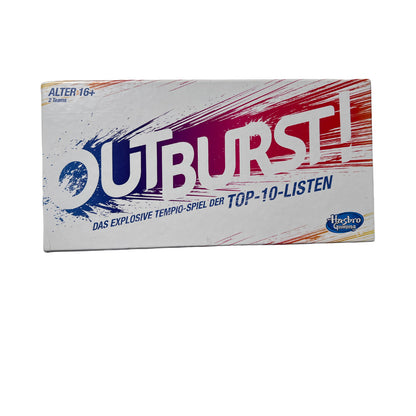 Brettspiel - Outburst das explosive Tempo Spiel - 2016 Hasbro-Unbespielt – SKU A5580 – Gesellschaftsspiel gebraucht kaufen bei Brettspielimperium