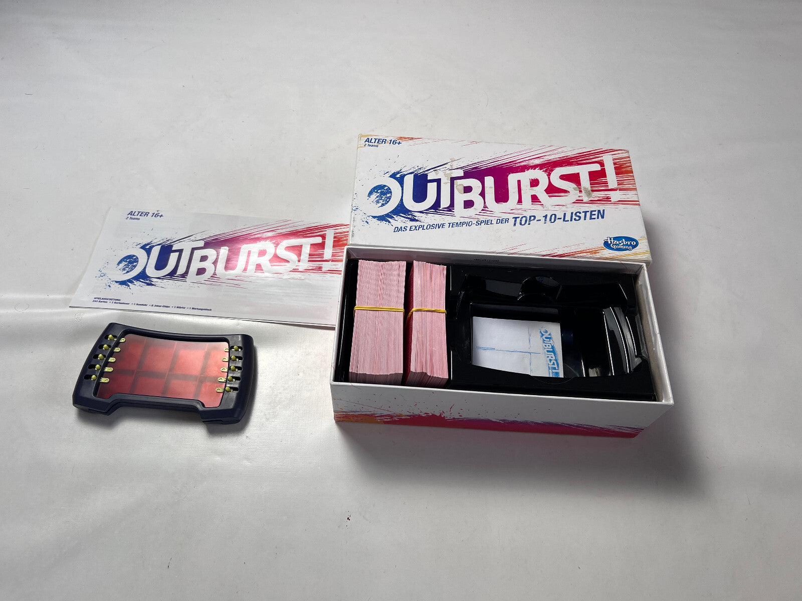 Brettspiel - Outburst das explosive Tempo Spiel - 2016 Hasbro-Vollständig - Ansicht 3
