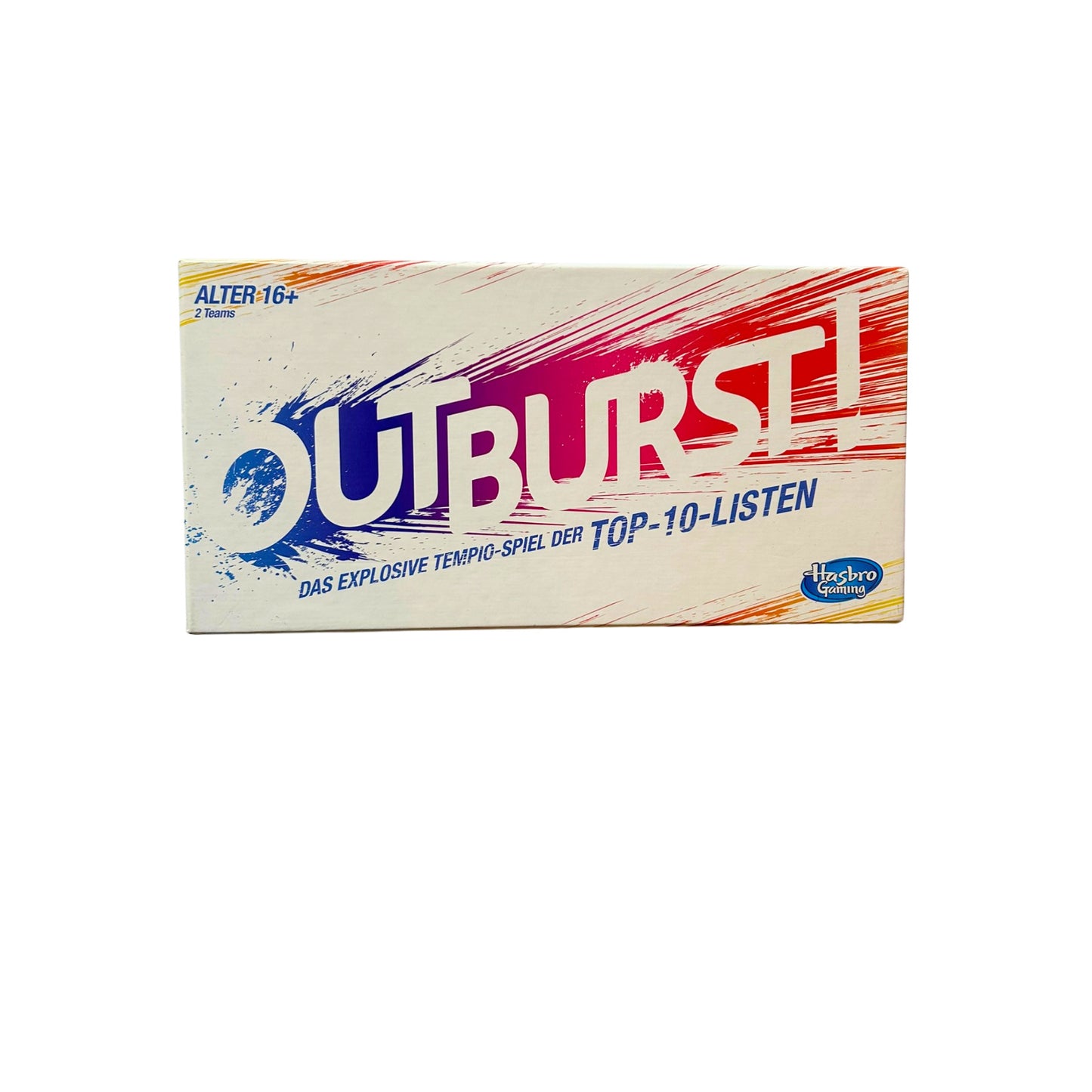 Brettspiel - Outburst das explosive Tempo Spiel - 2016 Hasbro-Vollständig – SKU A7909 – Gesellschaftsspiel gebraucht kaufen bei Brettspielimperium