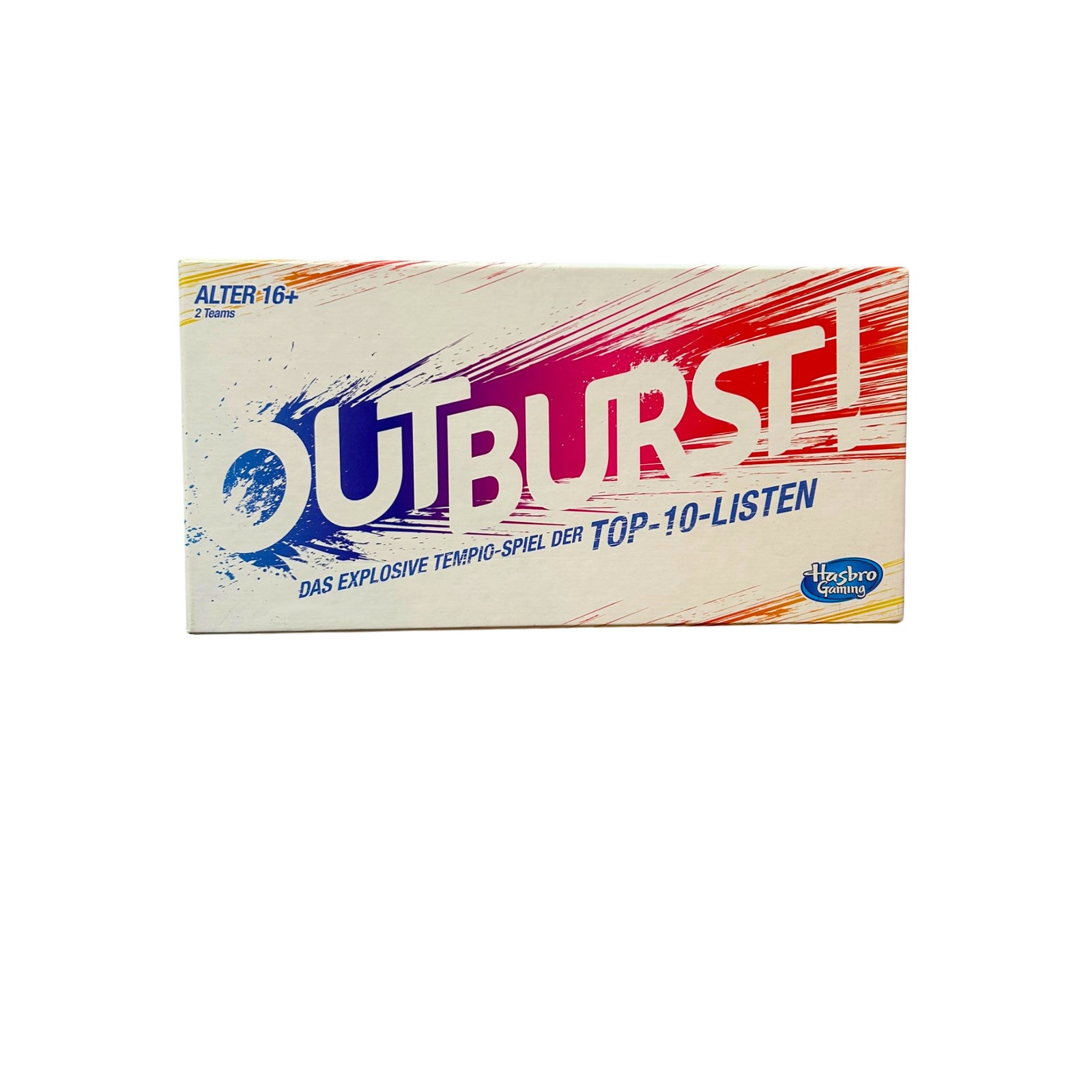Brettspiel - Outburst das explosive Tempo Spiel - 2016 Hasbro-Vollständig – SKU A7909 – Gesellschaftsspiel gebraucht kaufen bei Brettspielimperium