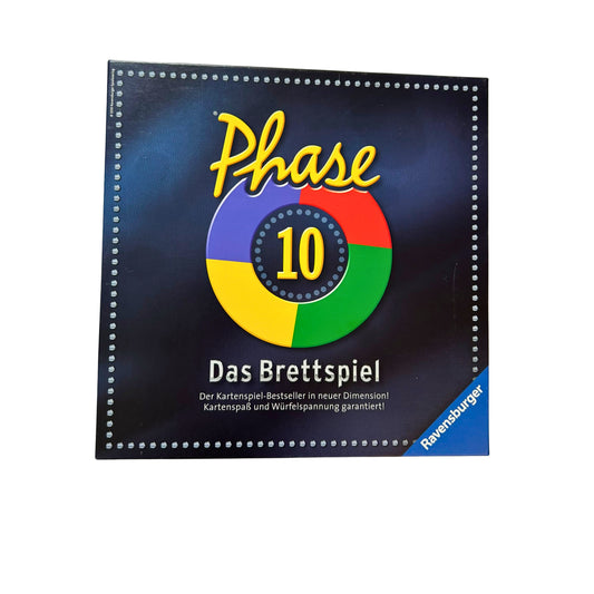 Brettspiel - Phase 10 Das Brettspiel - Ravensburger – SKU A6696 – Gesellschaftsspiel gebraucht kaufen bei Brettspielimperium