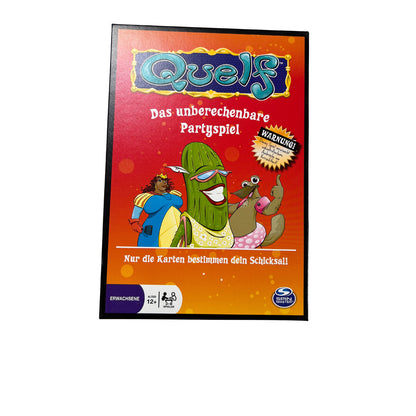 Brettspiel - Quelf ! das unberechenbare Partyspiel-Spin Master – SKU A5879 – Gesellschaftsspiel gebraucht kaufen bei Brettspielimperium