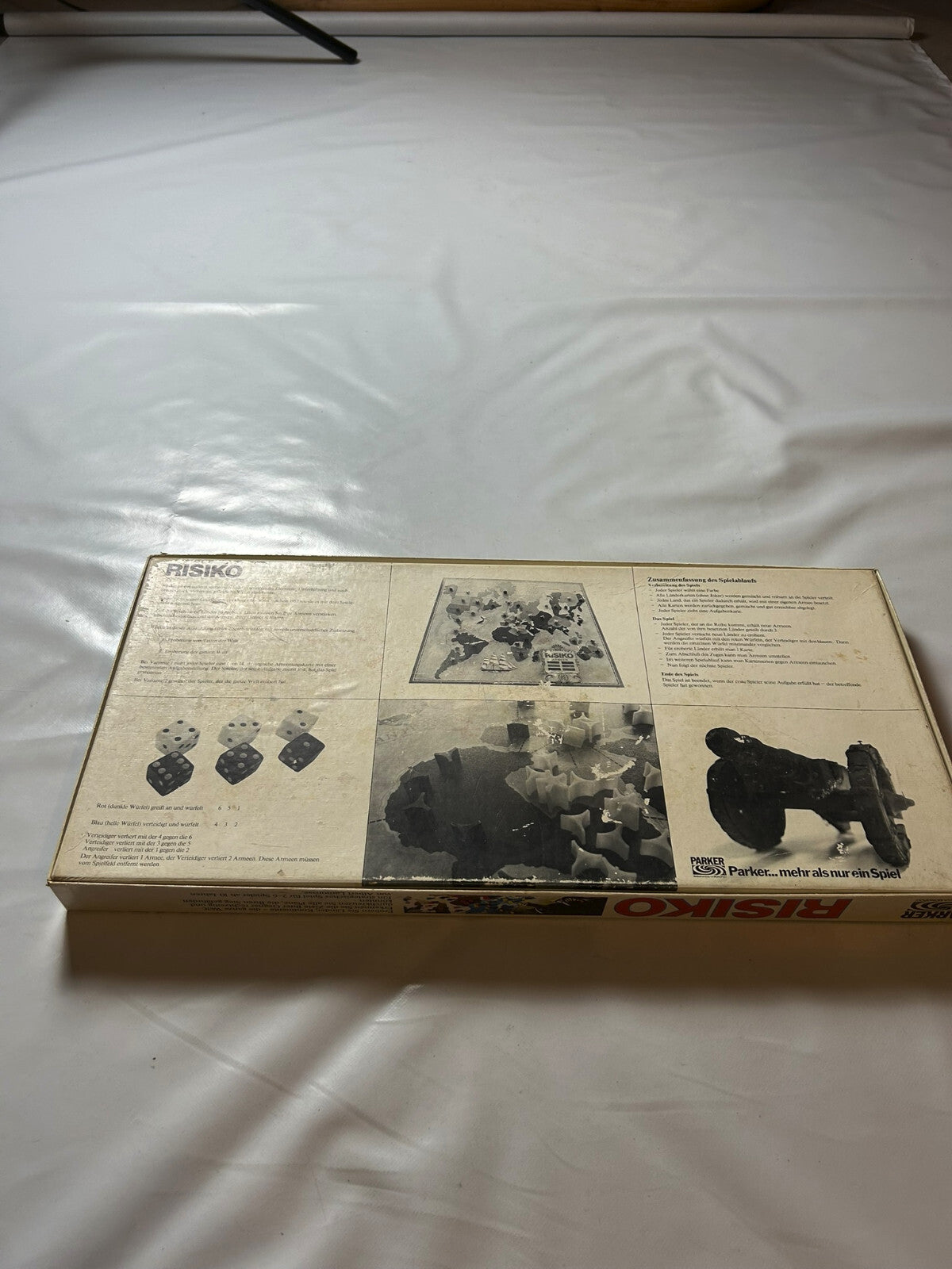 Brettspiel - RISIKO ERSTAUSGABE Schwarz - PARKER 1975 - Vollständig - Ansicht 11