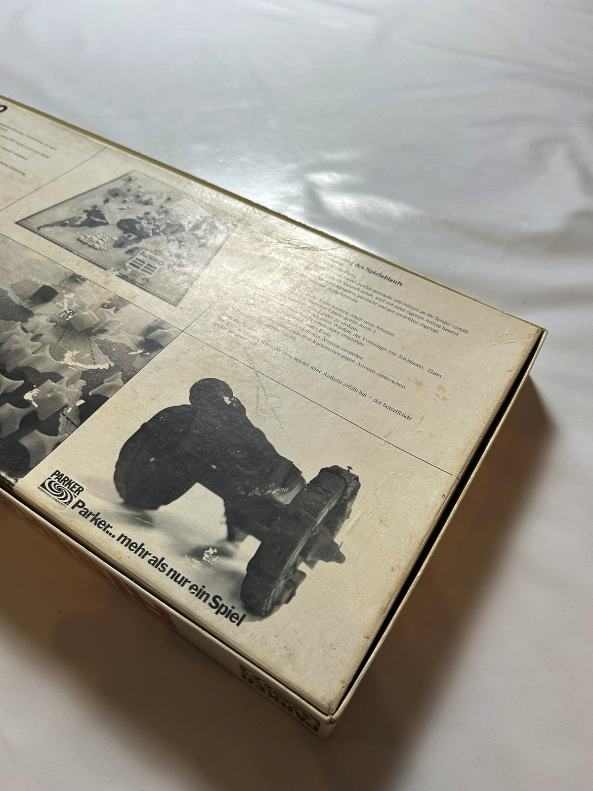 Brettspiel - RISIKO ERSTAUSGABE Schwarz - PARKER 1975 - Vollständig - Ansicht 12