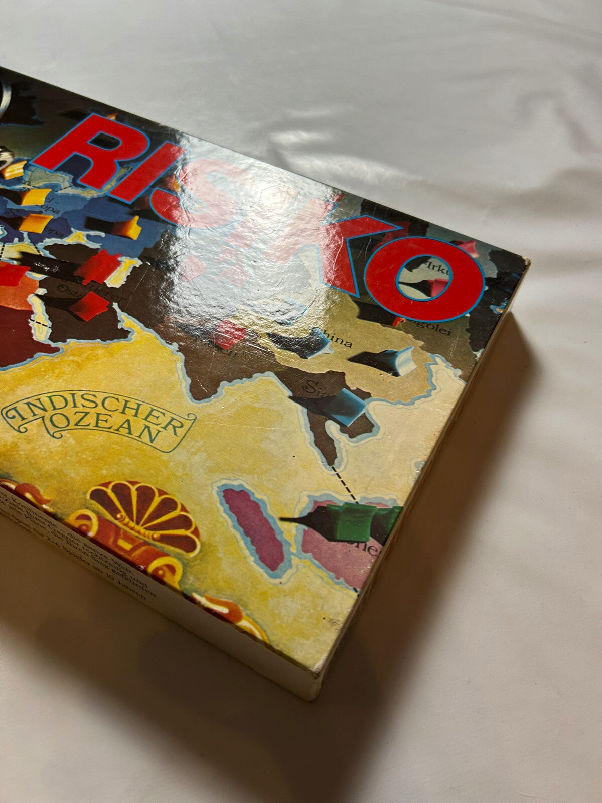Brettspiel - RISIKO ERSTAUSGABE Schwarz - PARKER 1975 - Vollständig - Ansicht 4