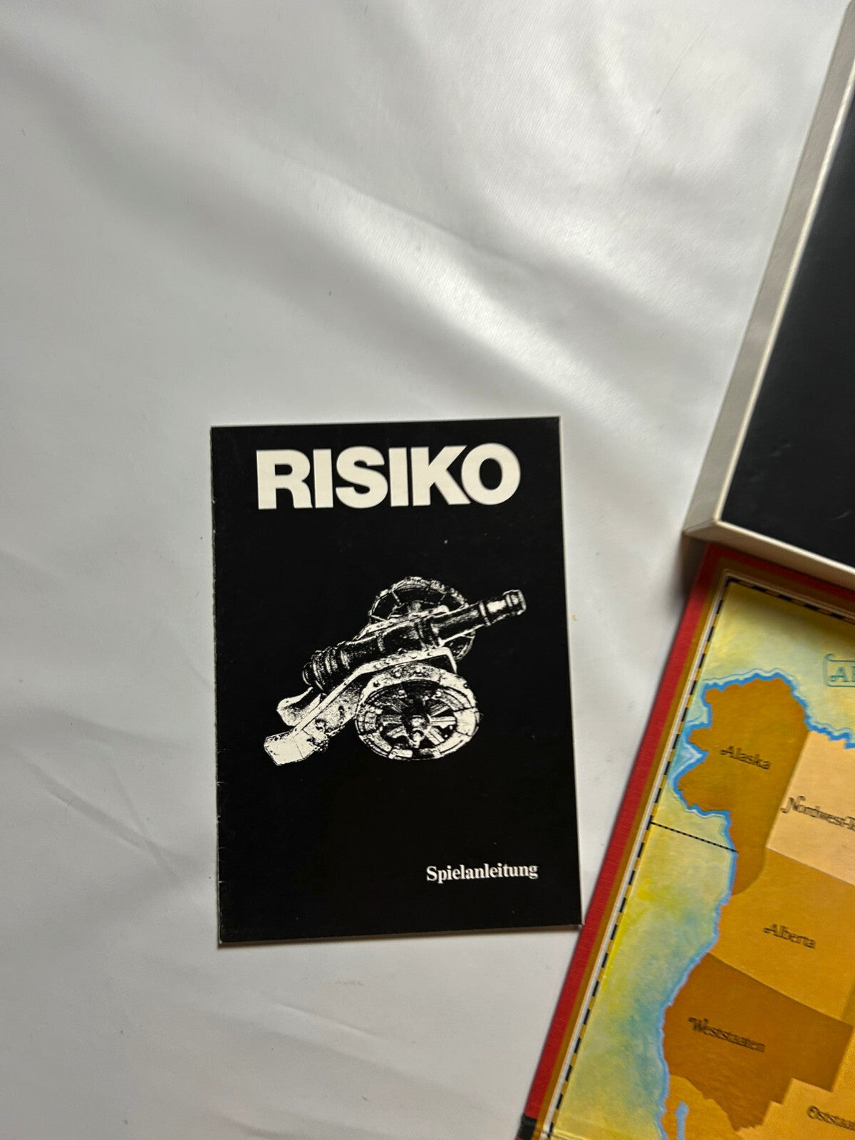 Brettspiel - RISIKO ERSTAUSGABE Schwarz - PARKER 1975 - Vollständig - Ansicht 6