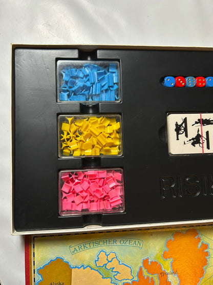 Brettspiel - RISIKO ERSTAUSGABE Schwarz - PARKER 1975 - Vollständig - Ansicht 7