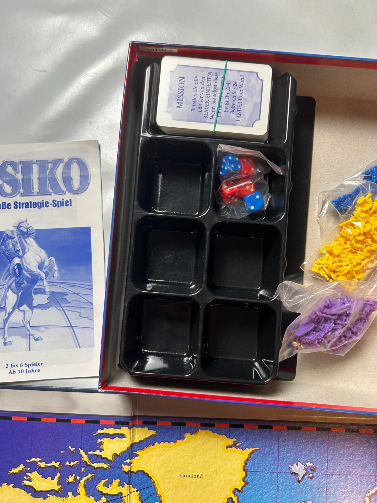 Brettspiel  Risiko  Parker 2000  Vollständig - Ansicht 10