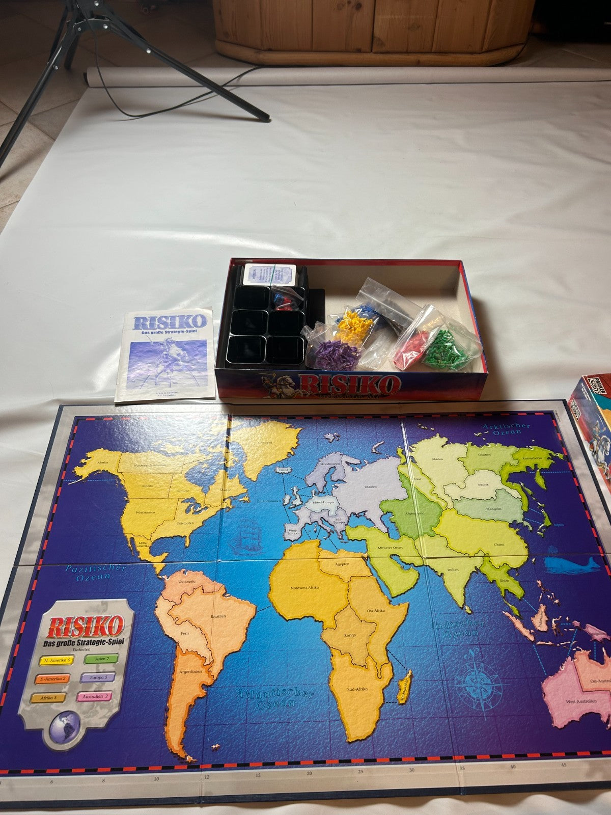 Brettspiel  Risiko  Parker 2000  Vollständig - Ansicht 12