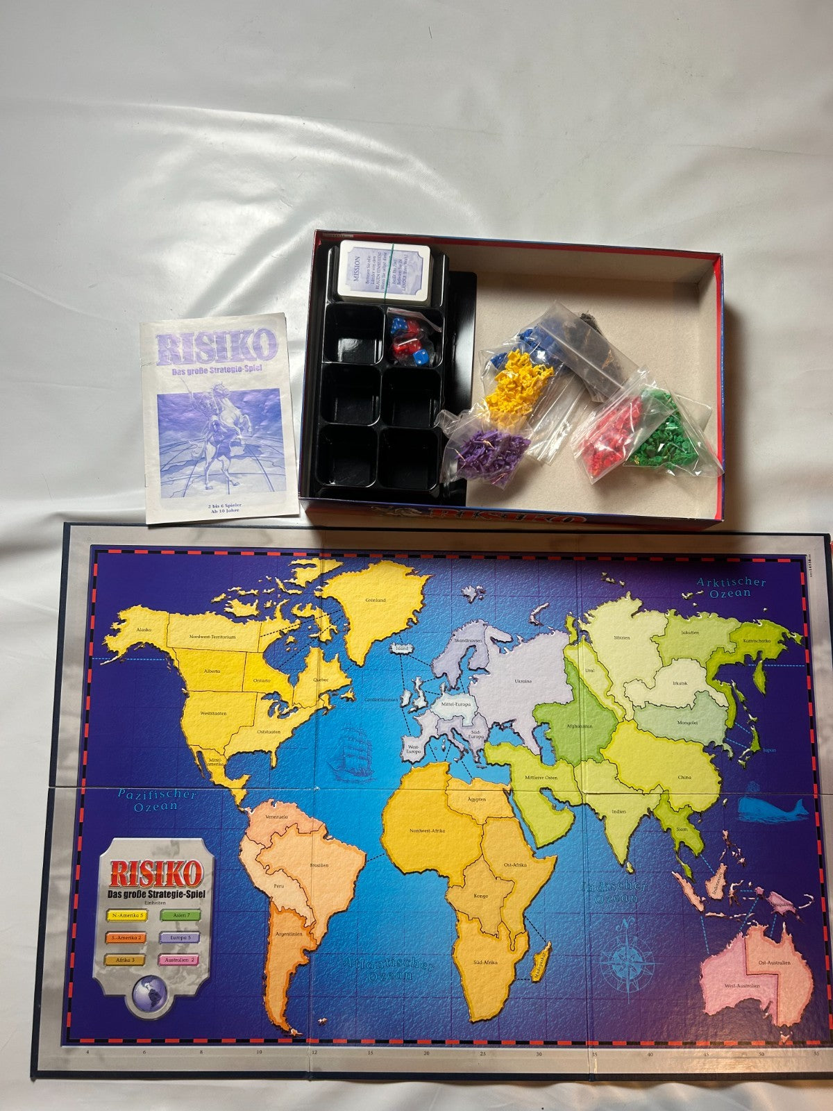 Brettspiel  Risiko  Parker 2000  Vollständig - Ansicht 8