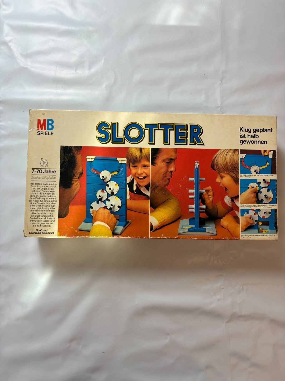 Brettspiel - SLOTTER - MB Spiele - 1977 -Lange Ausgabe - vollständig - Ansicht 2