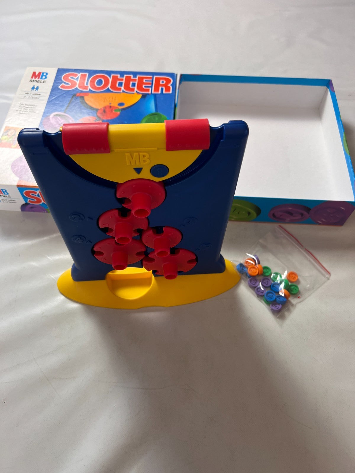 Brettspiel - SLOTTER - MB Spiele - 1999 Hasbro - vollständig ohne Beschreibung - Ansicht 2