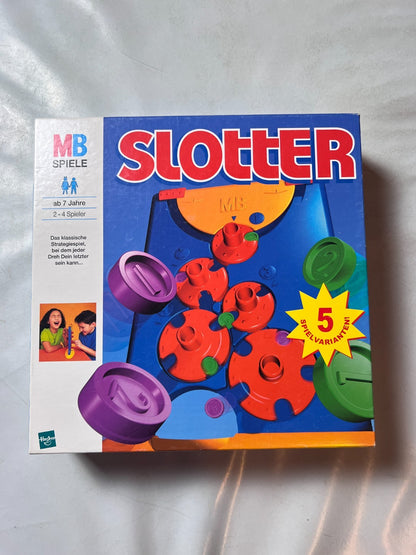 Brettspiel - SLOTTER - MB Spiele - 1999 - Original Hasbro - vollständig - Ansicht 3