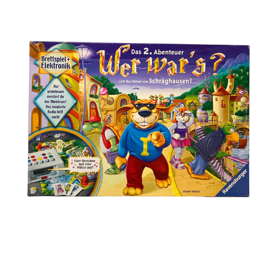 Brettspiel - Wer wars? Das 2. Abenteuer - Ravensburger – SKU A12831 – Gesellschaftsspiel gebraucht kaufen bei Brettspielimperium