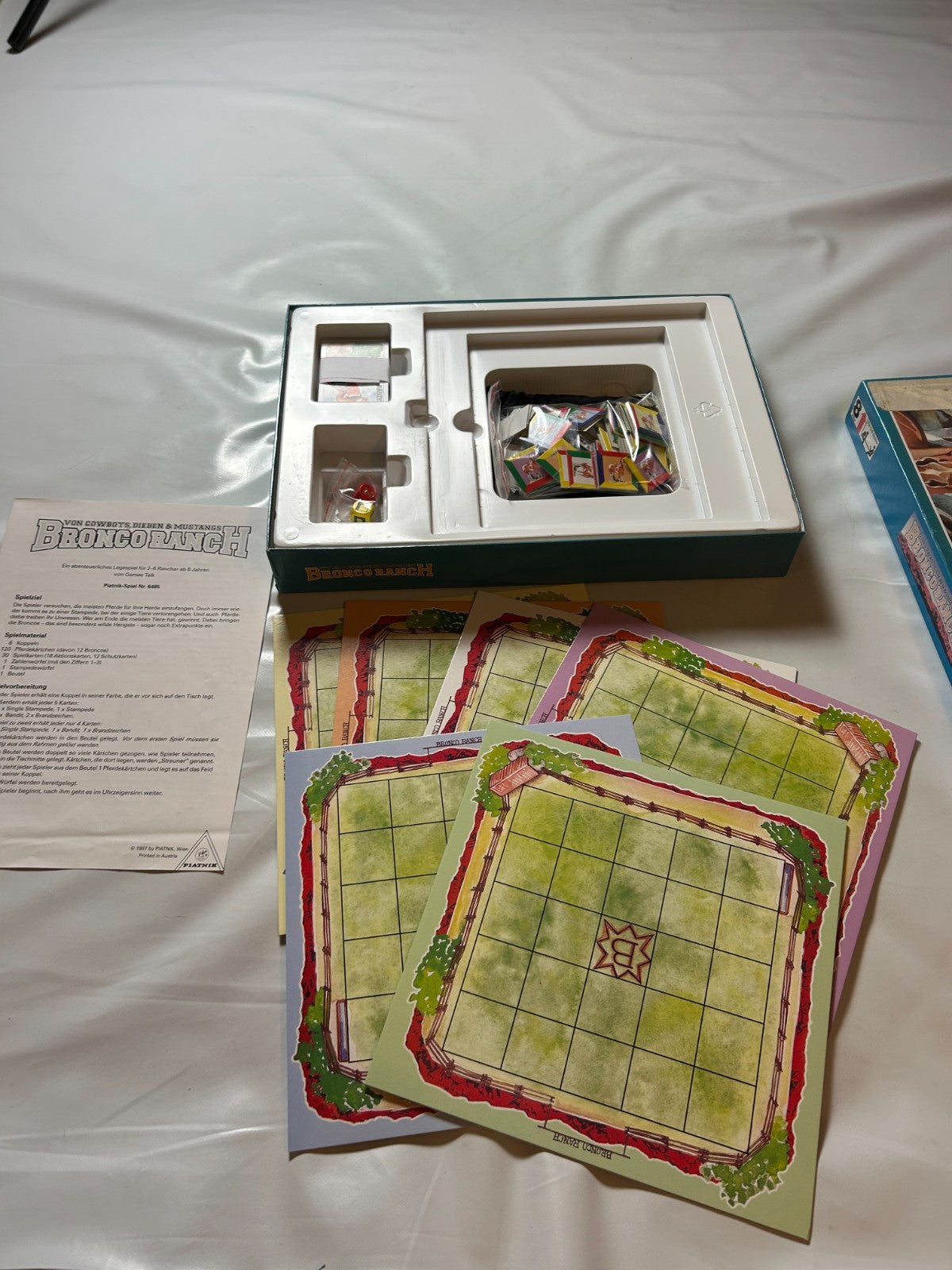 BRONCO RANCH Brettspiel PIATNIK 1997  Vollständig - Ansicht 9