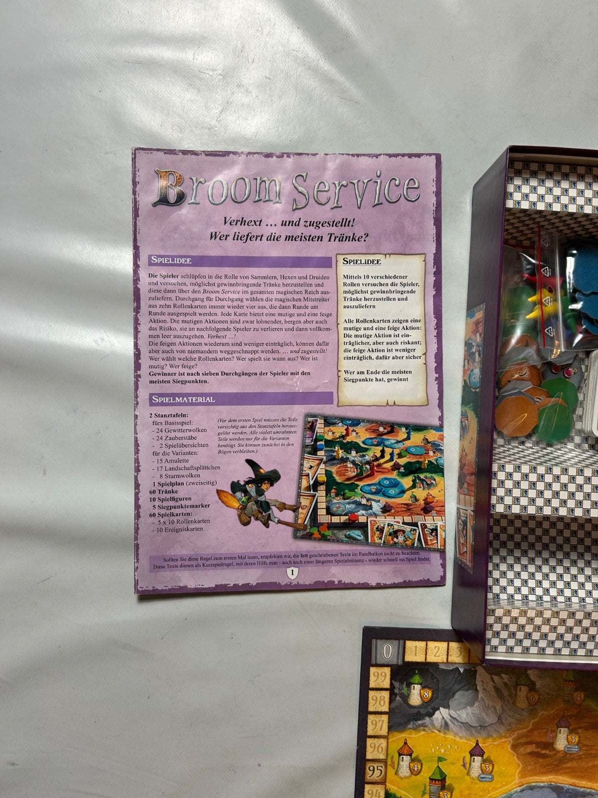 Broom Service - Kennerspiel des Jahres - Brettspiel Ravensburger - Vollständig - Ansicht 7