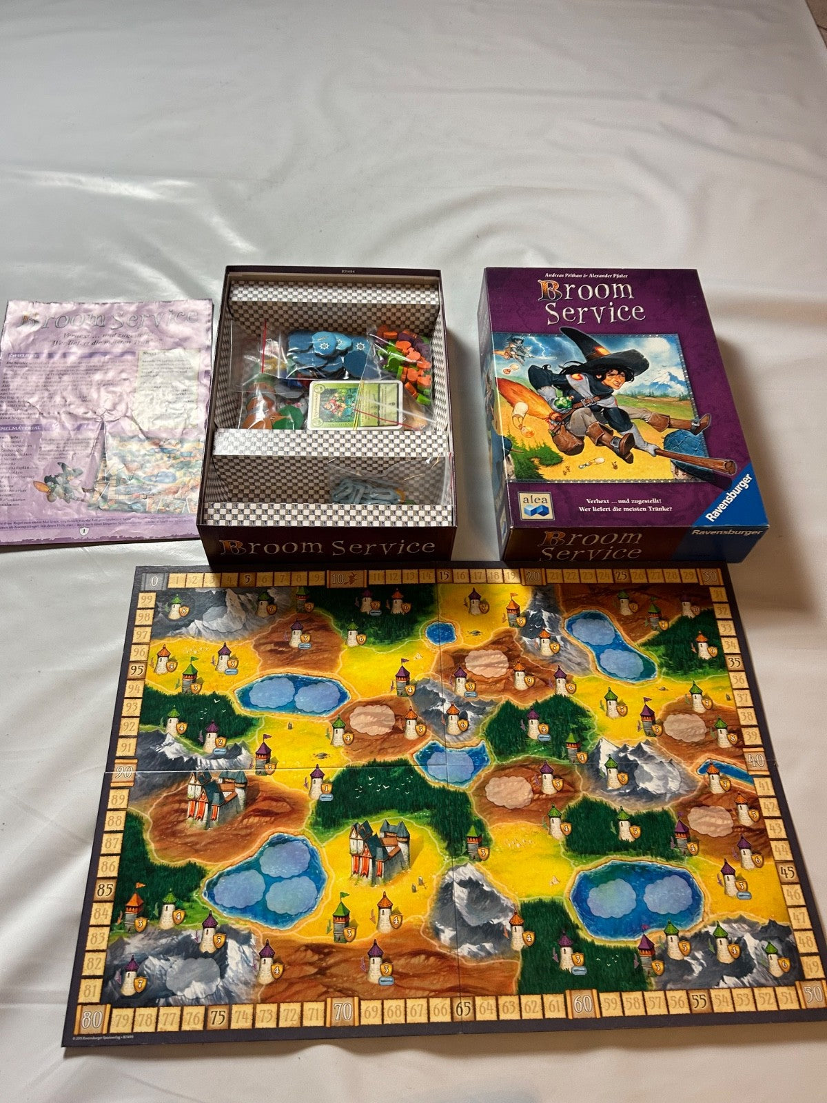 Broom Service - Kennerspiel des Jahres - Brettspiel Ravensburger - Vollständig - Ansicht 9