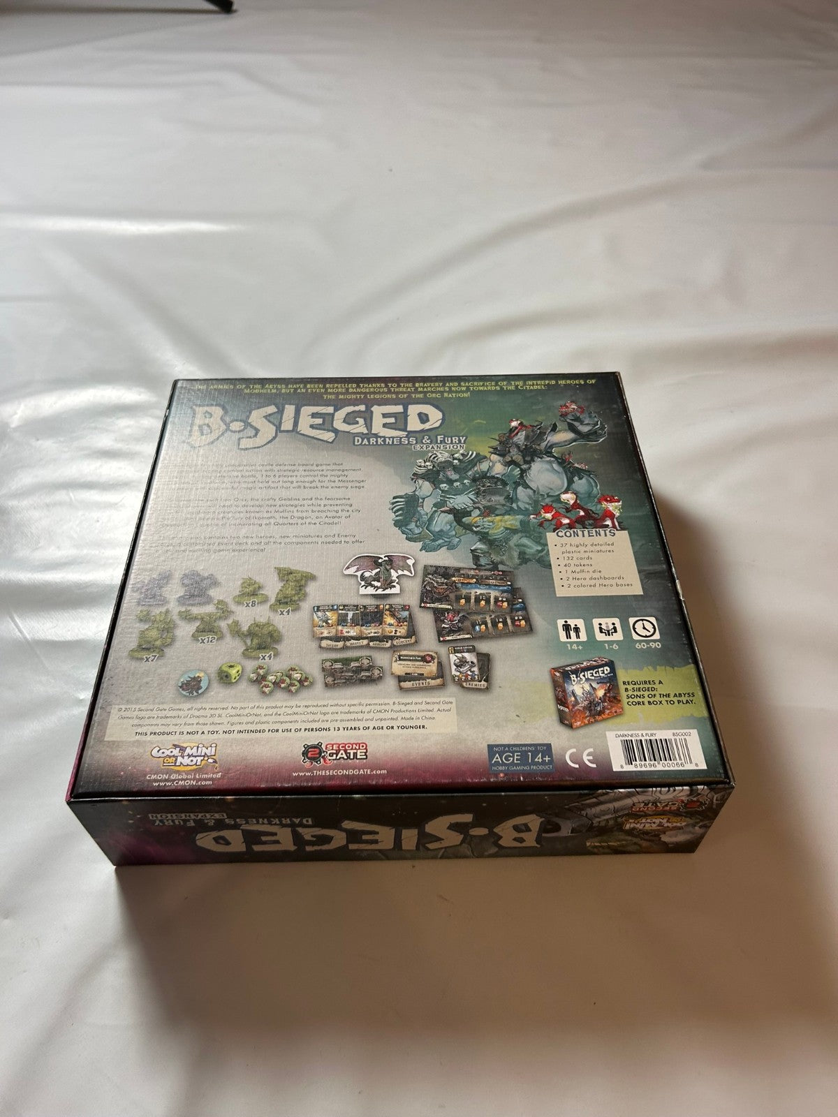 BSieged  Darkness & FurY Expansion englisch  Unbespielt - Ansicht 12