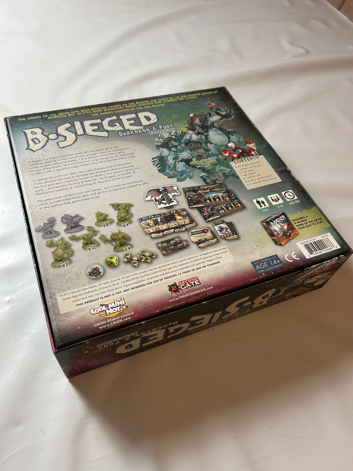 BSieged  Darkness & FurY Expansion englisch  Unbespielt - Ansicht 14