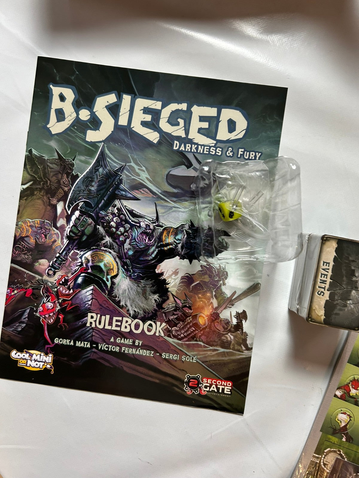 BSieged  Darkness & FurY Expansion englisch  Unbespielt - Ansicht 7