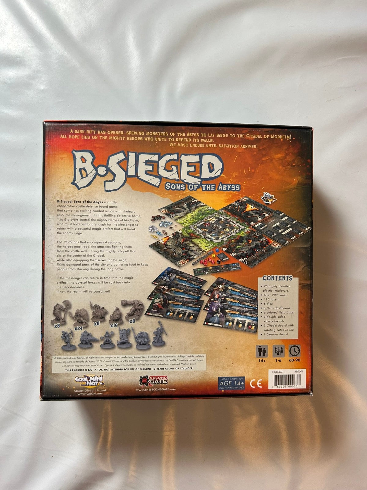 BSieged  Sons Of The Abyss Castle Defense Board Game Englisch  Unbespielt - Ansicht 11