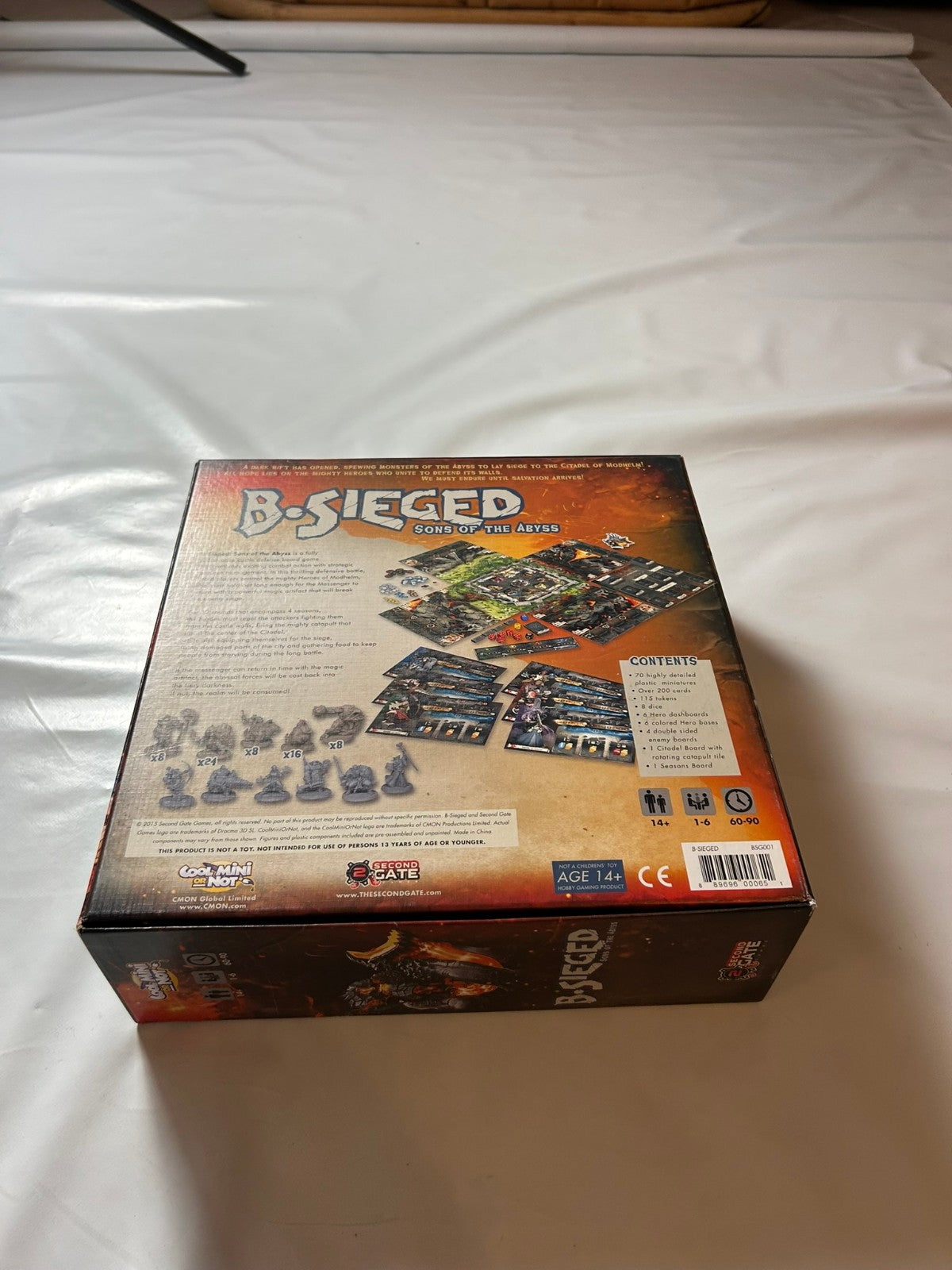 BSieged  Sons Of The Abyss Castle Defense Board Game Englisch  Unbespielt - Ansicht 12