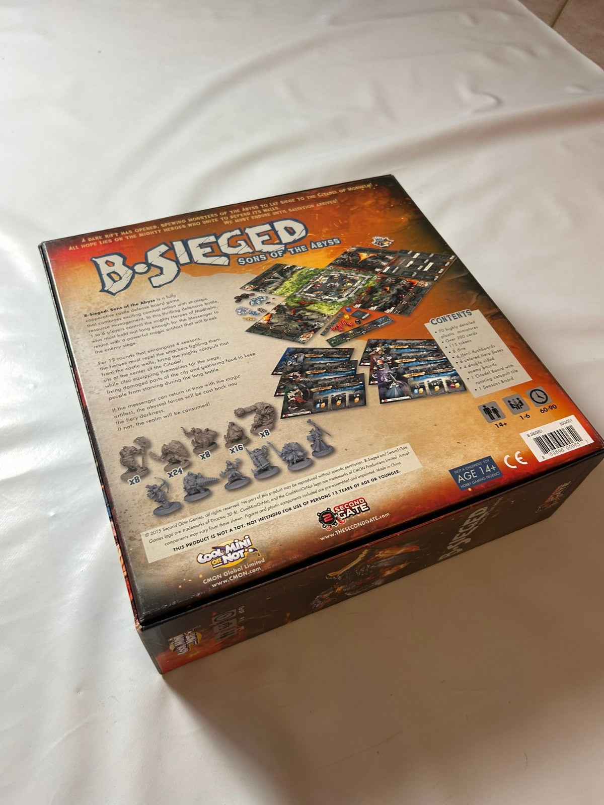 BSieged  Sons Of The Abyss Castle Defense Board Game Englisch  Unbespielt - Ansicht 14