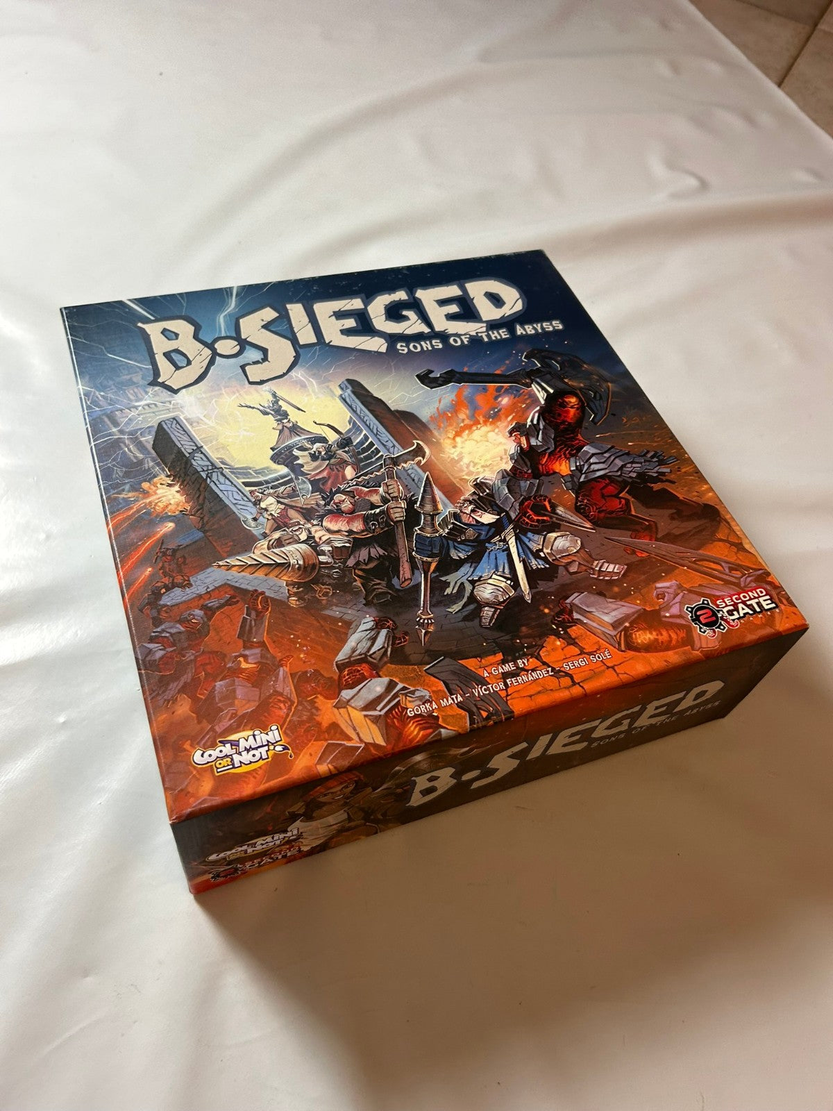BSieged  Sons Of The Abyss Castle Defense Board Game Englisch  Unbespielt - Ansicht 5