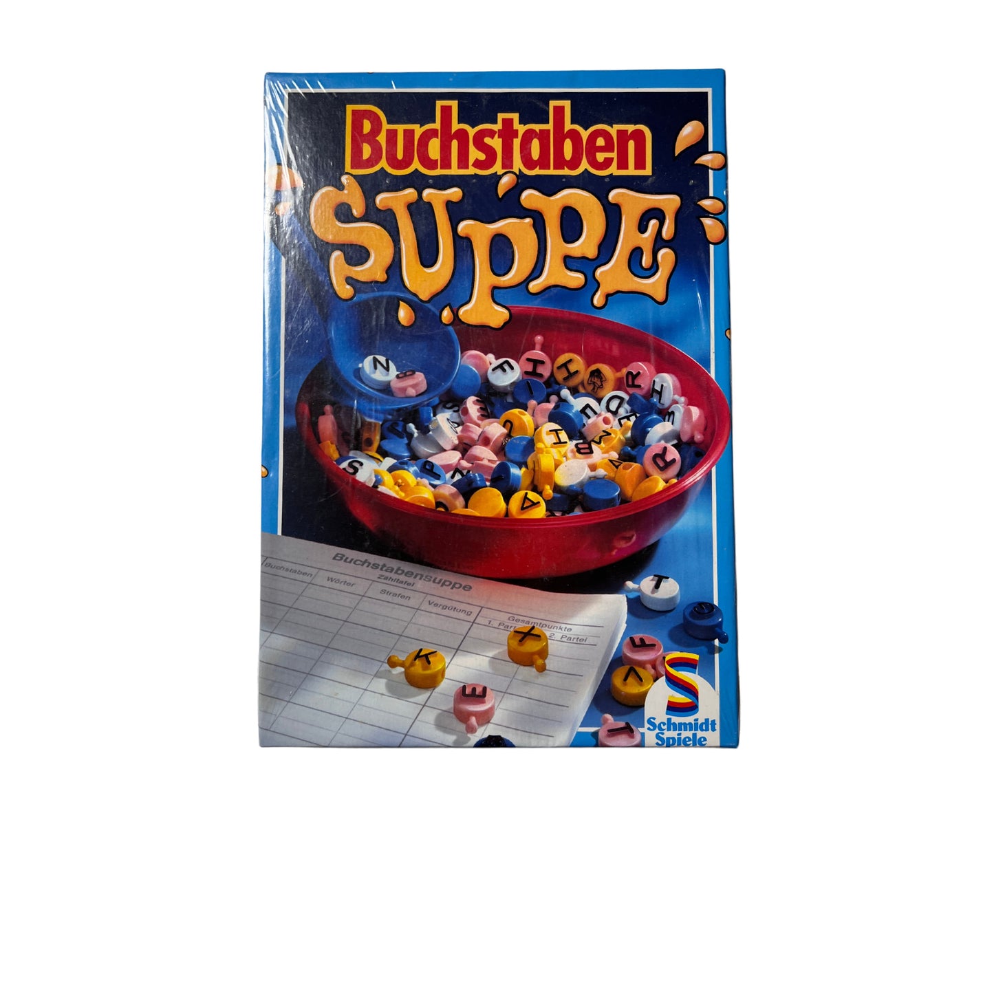 Buchstaben Suppe - Schmidt Spiele Alte Ausgabe – SKU A4740 – Gesellschaftsspiel neu kaufen bei Brettspielimperium