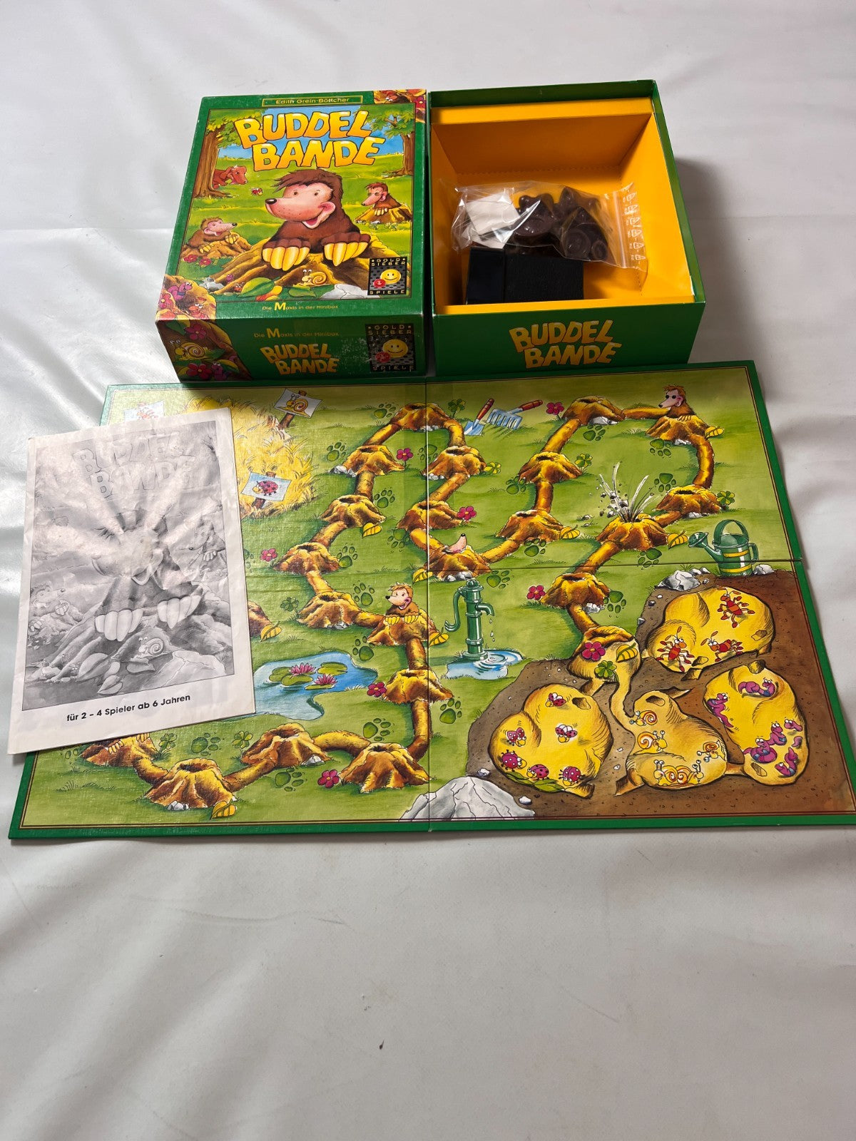 Buddel Bande Brettspiel Die Maulwürfe sind los Gold Sieber  Vollständig - Ansicht 3